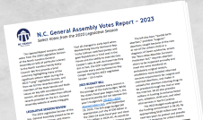 Votes Report on the 2023 Legislative Session in the NCGA